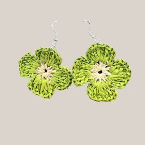 Boucles d'oreilles vertes
