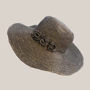 Chapeau capeline noir