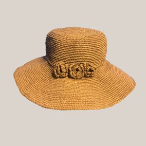Chapeau capeline taupe
